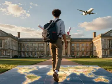 how to get scholarship to study abroad for master's
