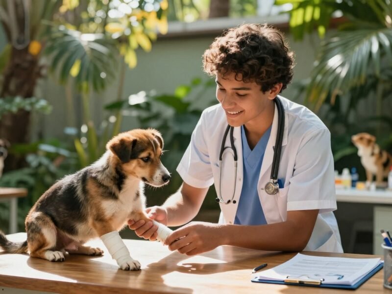 Pre-vet study abroad programs for college students