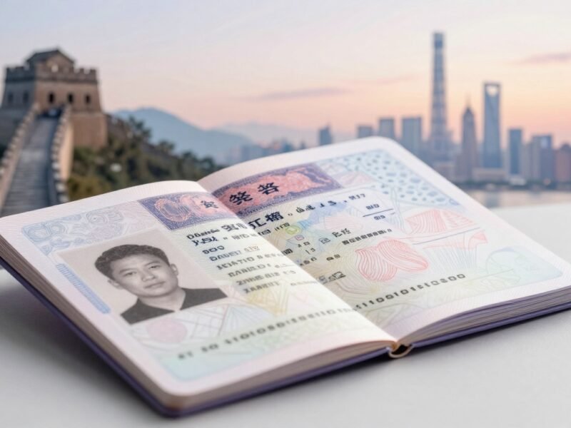 Application for Visa to China