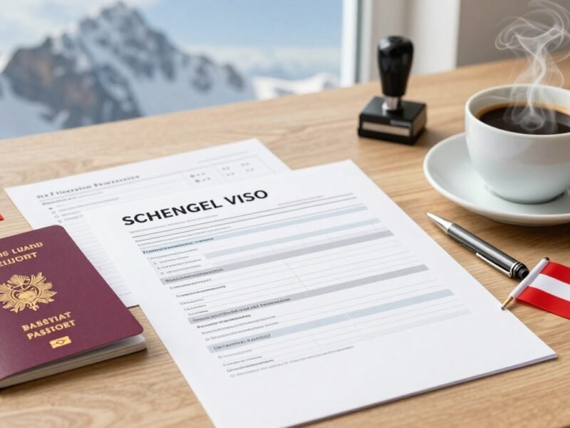 Application Form for Schengen Visa Austria
