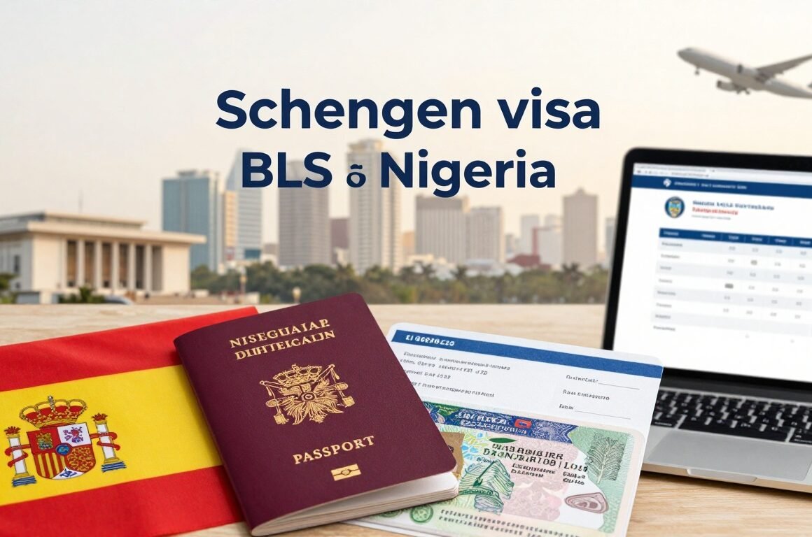bls spain visa application nigeria