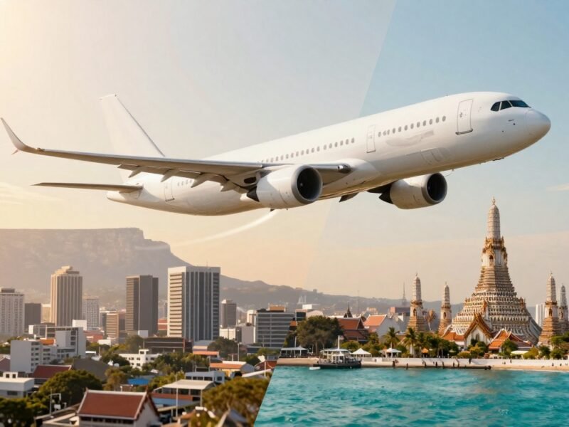 Cheap Flights South Africa to Thailand