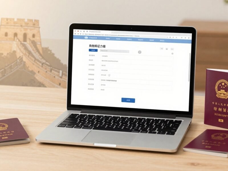 China Visa Application Form PDF