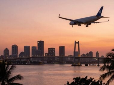 Flight to Lagos Nigeria