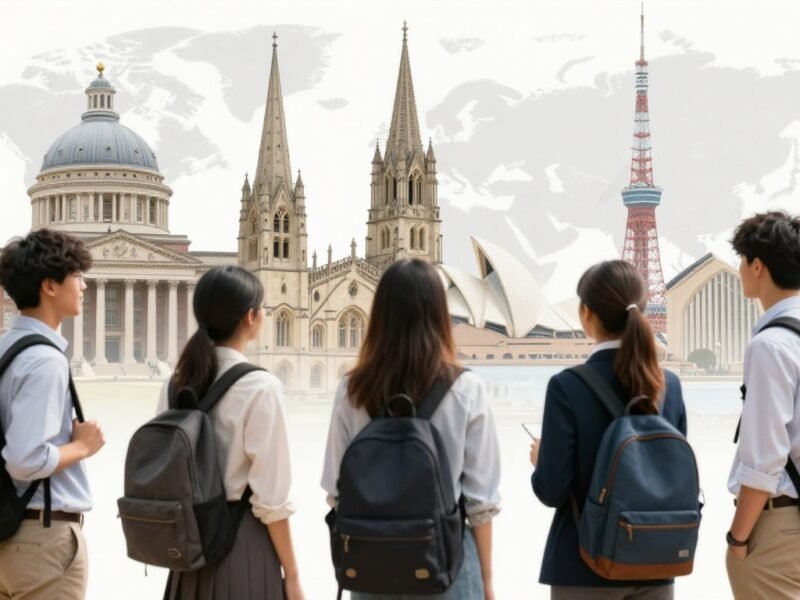 Chinese Students Studying Abroad