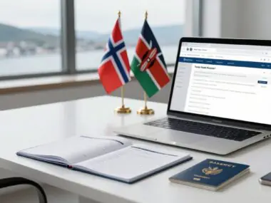 norway visa application kenya