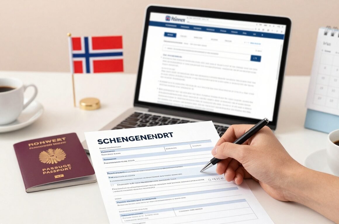 Schengen Visa Application Form for Norway