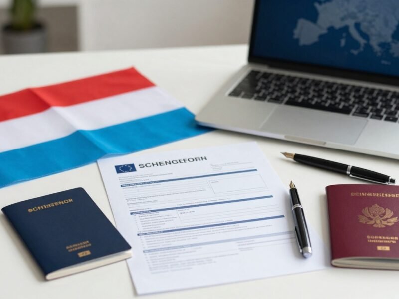 Schengen Visa Application Form Luxembourg