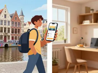 Student apartments in Belgium