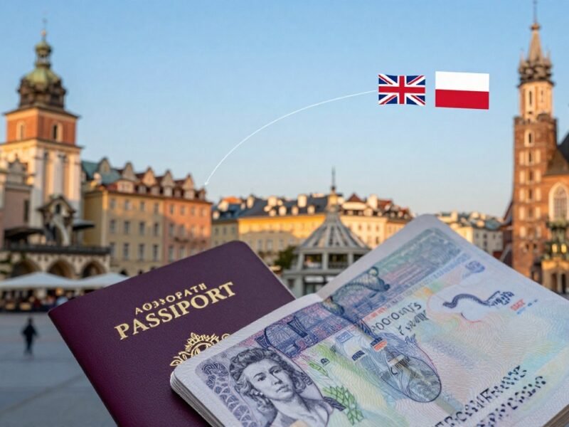 tourist visa Poland from UK
