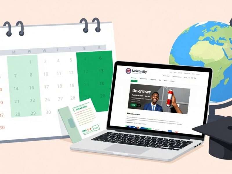 University Application Timeline for Nigerians