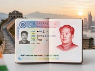 Visa to China from India