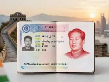 Visa to China from India