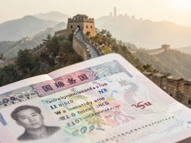 Visa to China from UK