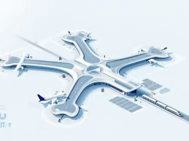 Zurich airport map: Terminals A B E, Skymetro & Gates 12 Zurich airport map