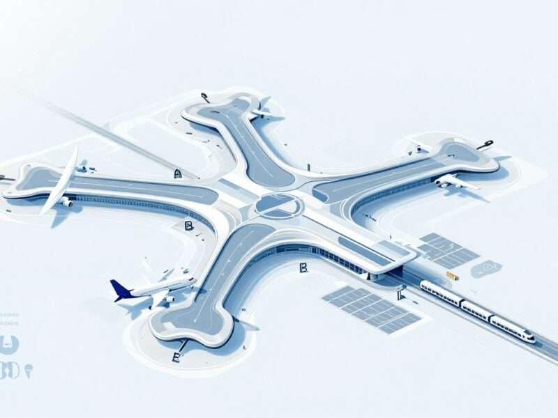 Zurich airport map