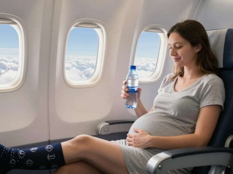 pregnant woman aisle seat airplane flight 2ec39152 1