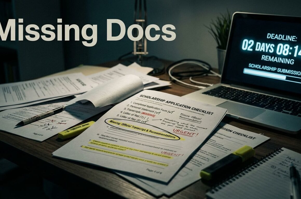 Scholarship Documents Students Forget to Submit